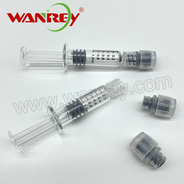 1ML Glass Syringe CR Cap Luer Lock